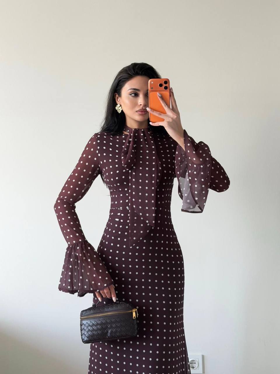 فستان بني - الصورة 2